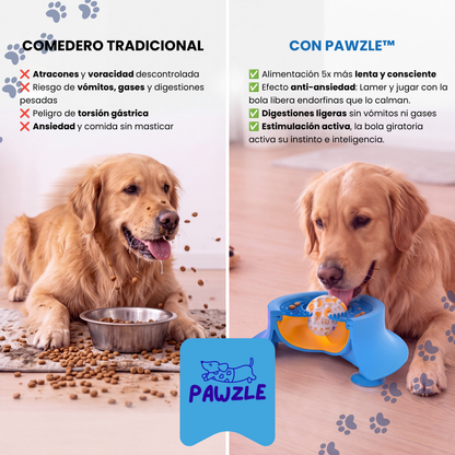 Pawzle™ - Comedero Anti-Ansiedad para Alimentación Lenta